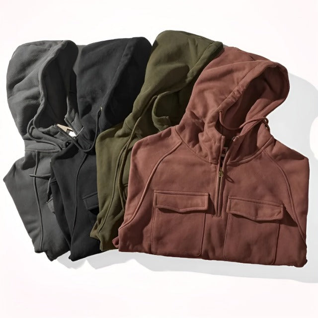 Adalmar | Bequemer Zipper-Hoodie für Herren