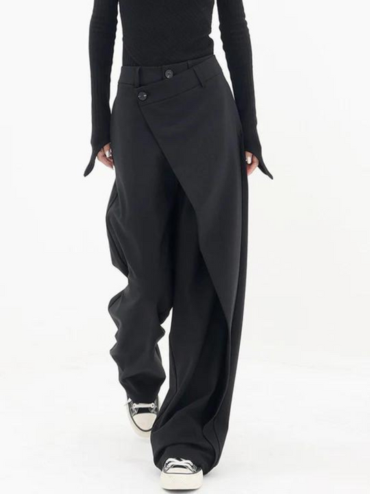 Anneke | Weite asymmetrische Hose für Damen