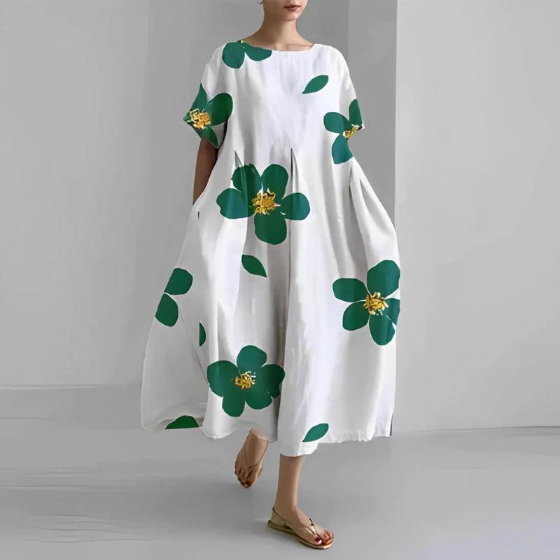 Ronja | Damen Luftiges Sommerkleid | Midi