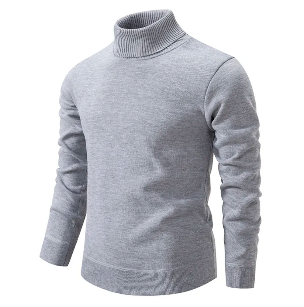 Weicher Woll-Rollkragenpullover für Herren