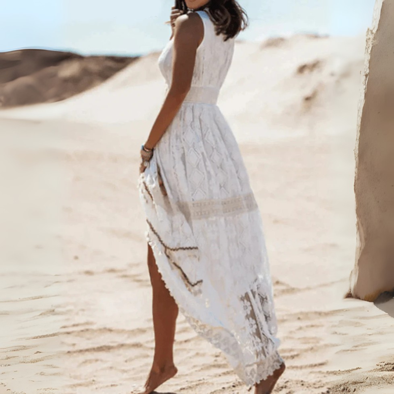 Alina | Damen Festliche Elegante Cocktailkleid | Maxi