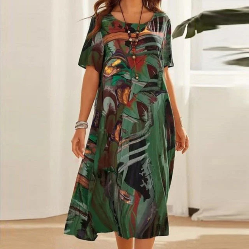 Birgitte | Damen Luftiges Sommerkleid | Midi