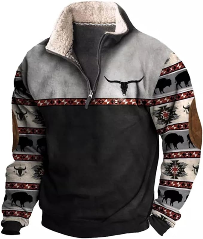 Klassischer Zip Pullover für Herren