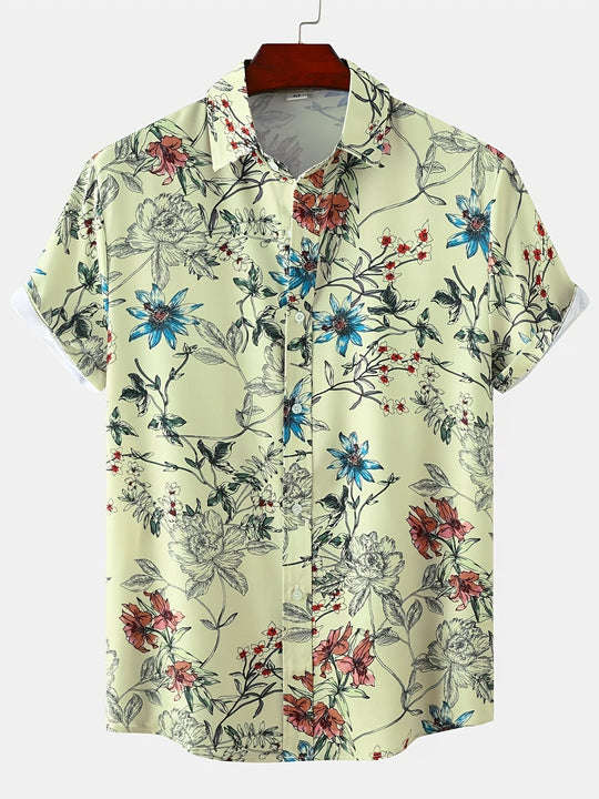 Adair | Auffälliges Blumenshirt für Herren