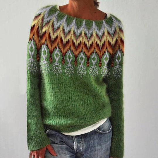 Adeline | Retro-Damenpullover - Bequem Und Modisch