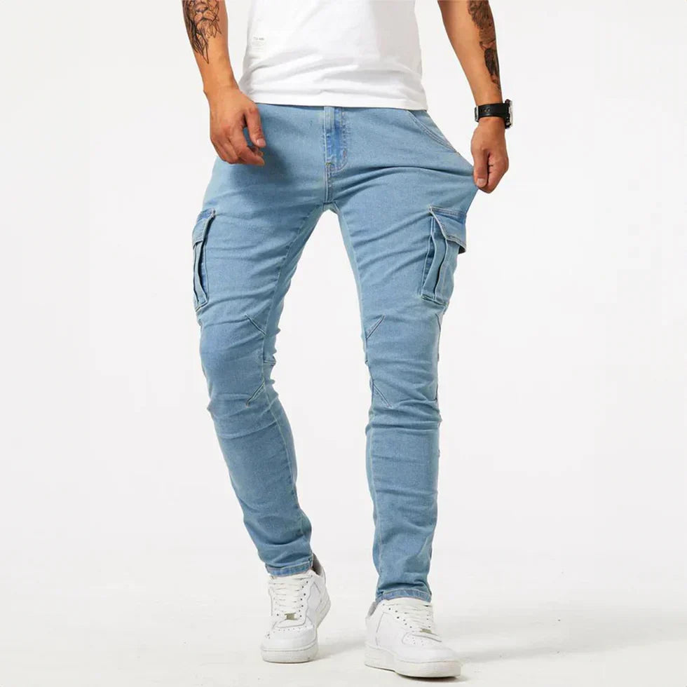 Aribo | Robuste Cargo-Jeans für Herren