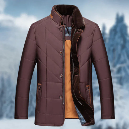 Warme und stilvolle Outdoor-Winterjacke für Herren