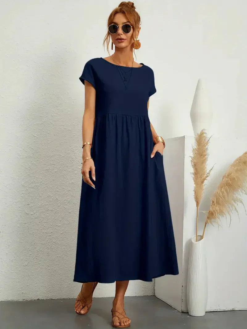 Angelique | Langes Freizeitkleid für Damen