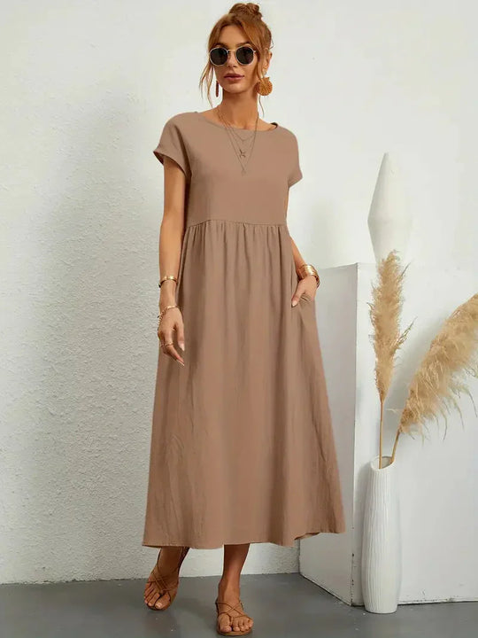 Angelique | Langes Freizeitkleid für Damen