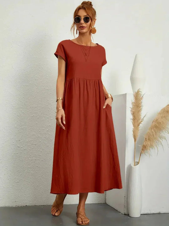 Angelique | Langes Freizeitkleid für Damen