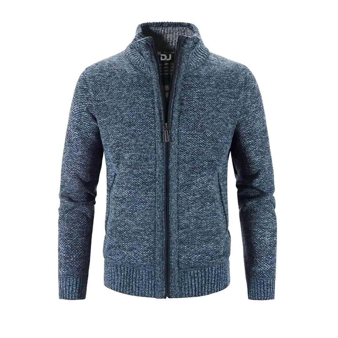 Atmar | Modische Herren-Strickjacke mit Reißverschluss