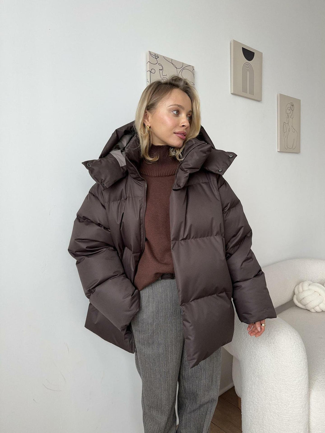 Auguste | Warme Steppjacke für Damen