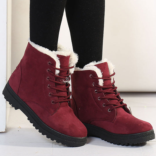 Fleecegefütterte Schneestiefel für Damen